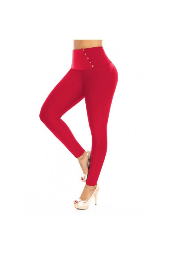 Legging gainant très stylé rouge bordeau